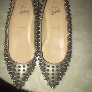 Louboutin Pigalle Flats. U.S size 9 Eur size 39
